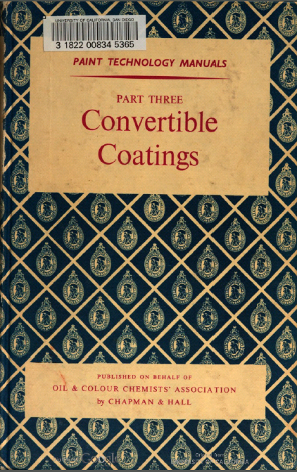 Paint Technology Manuals Convertible coatings · Volume 3 - Pdf